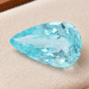 Elongated Pear Greenish-Blue Mozambique Paraiba Tourmaline