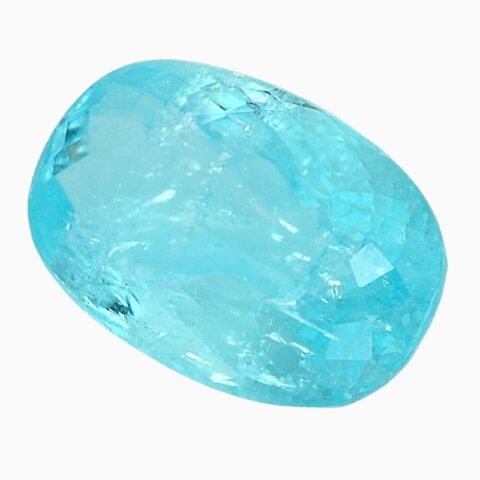 Natural Mozambique aqua-light-blue paraiba tourmaline gemstone