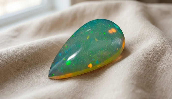 Brazilian Crystal Opal Gemstone