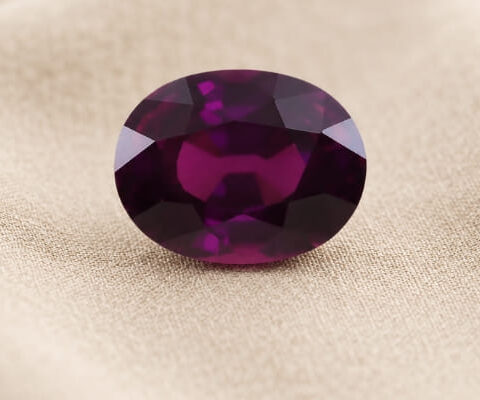 Neon Purple Garnet Gemstone
