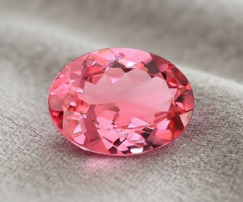 Tanzanian Oval Neon Mahenge Pink Spinel