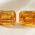 Orange Sapphire Matching Pair