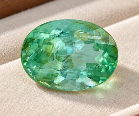 Oval Green Paraiba Tourmaline