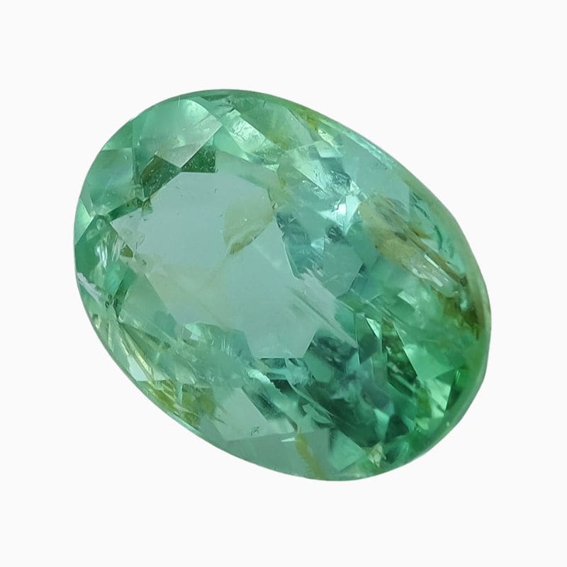 Natural green Paraiba tourmaline gemstone