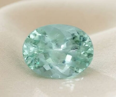Natural Paraiba Tourmaline Oval Cut Gemstone