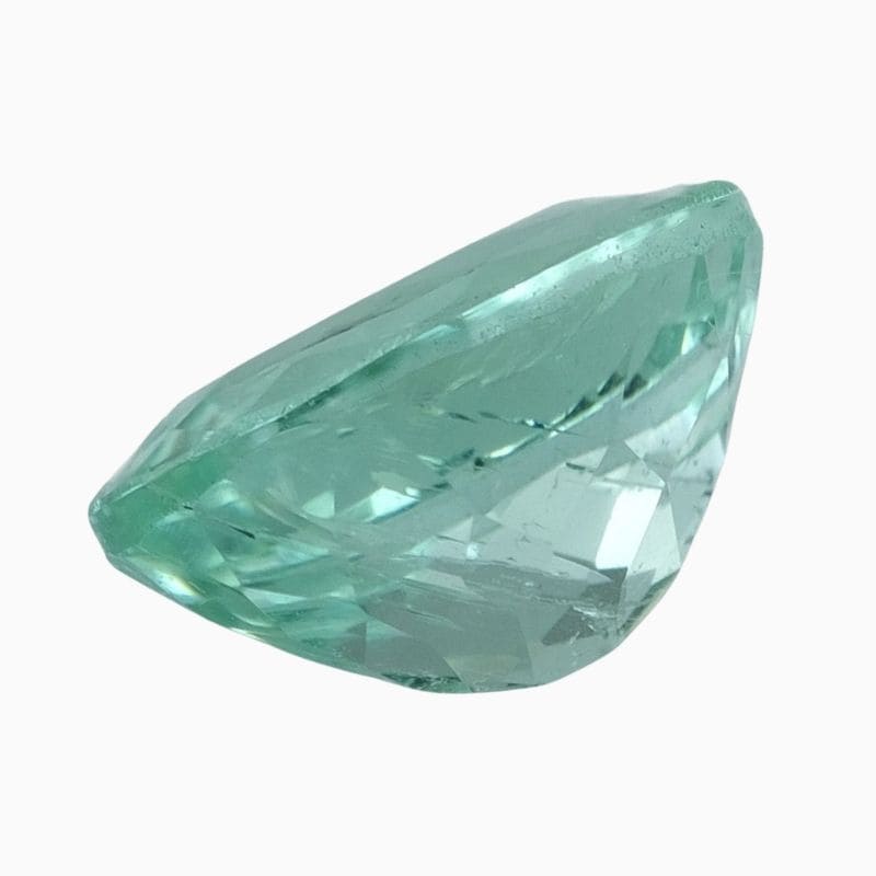 vivid green Paraiba tourmaline gemstone