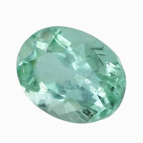 Natural vivid green Paraiba tourmaline gemstone