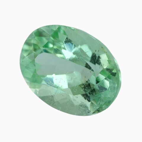 Natural neon green Paraiba tourmaline gemstone