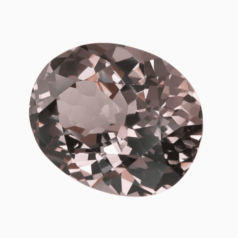 Natural pink-purple taaffeite gemstone