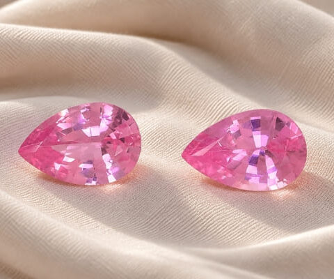 Pink Sapphire Matching Pair
