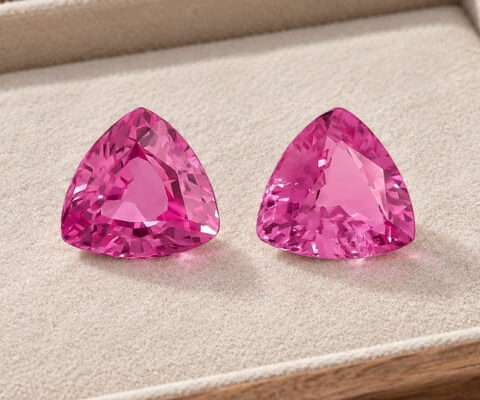 Pink Sapphire Matching Pair