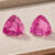 Pink Sapphire Matching Pair