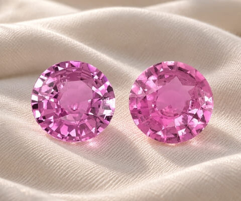 Pink Sapphire Matching Pair