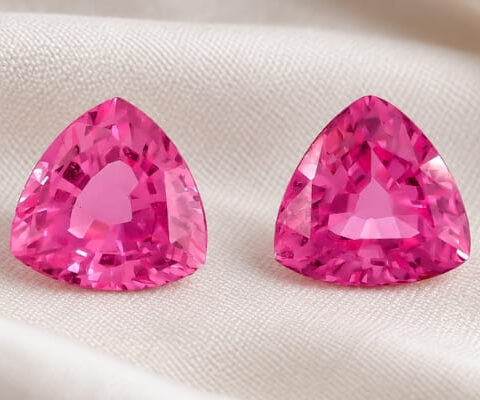 Pink Sapphire Matching Pair
