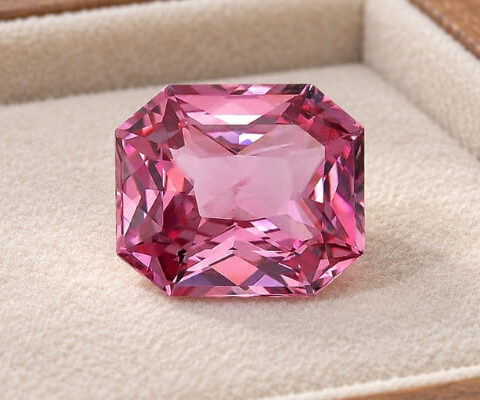Octagonal Pink Spinel