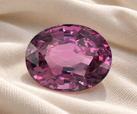Oval Purple-Pink Spinel