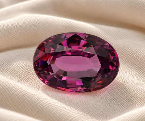 Oval Pink-Purple Spinel