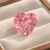 Large Heart Vivid Pink Tourmaline