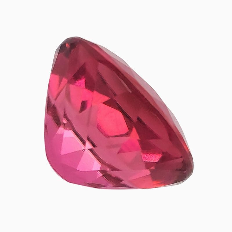 deep fuchsia pink tourmaline gemstone