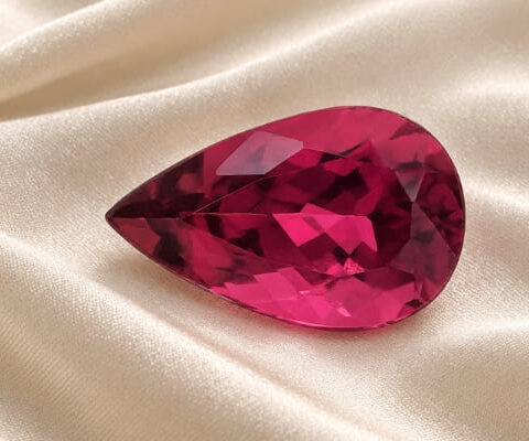 Pear Vivid Pink Tourmaline
