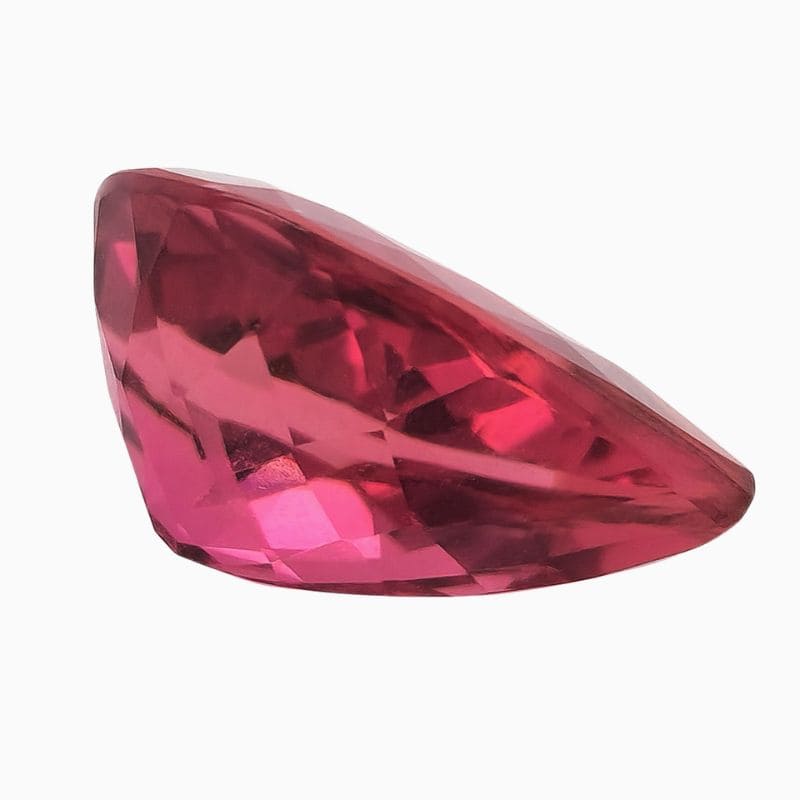vivid pink tourmaline gemstone