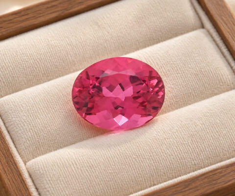 Oval Rich Pink Tourmaline