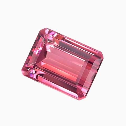 Natural blush pink tourmaline gemstone