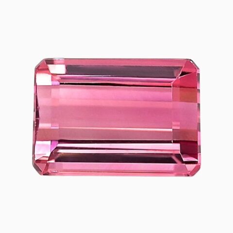 Natural hot pink tourmaline gemstone