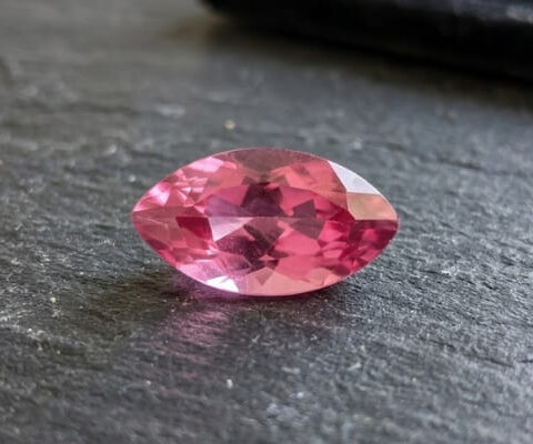 Marquise Orangy Reddish-Pink Tourmaline