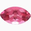 Natural orangy reddish-pink tourmaline gemstone