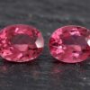 Pink Tourmaline Gemstone Pair