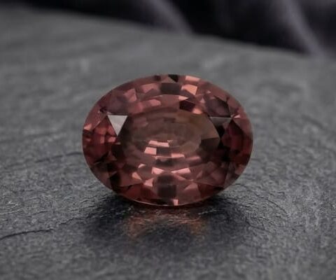 Oval Deep Pink Zircon
