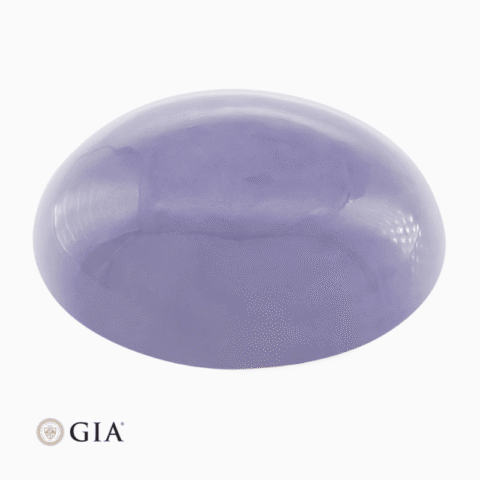 Natural lavender purple jadeite jade gemstone