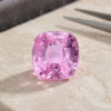 Natural Pinkish Purple Sapphire Cushion Cut Gemstone