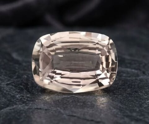 Natural Light Purple Sapphire Cushion Cut Gemstone