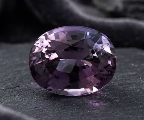 Natural Deep Purple Sapphire Oval Cut Gemstone