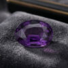 Natural Deep Purple Sapphire Oval Cut Gemstone