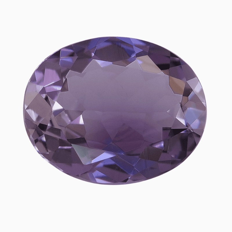 Natural delicate purple scapolite gemstone