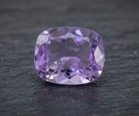 Natural Light Purple Scapolite Cushion Cut Gemstone