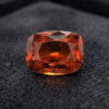 Natural Reddish Orange Zircon Cushion Cut Gemstone