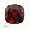 Natural red cushion zircon gemstone
