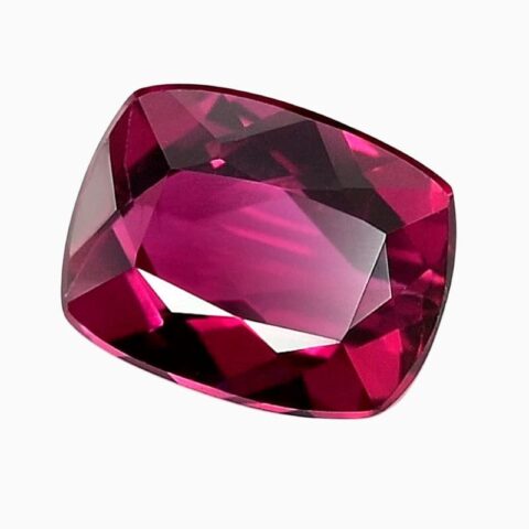 Natural purplish-red rubellite gemstone