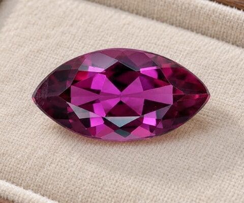 Marquise Pinkish-Red Rubellite