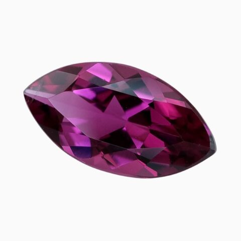 Natural pinkish-red rubellite gemstone