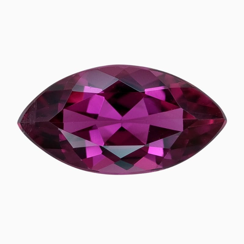 Natural pinkish-red rubellite gemstone