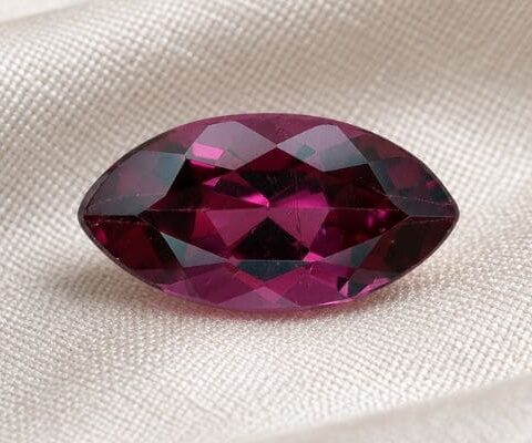 Marquise Vivid Pink-Red Rubellite