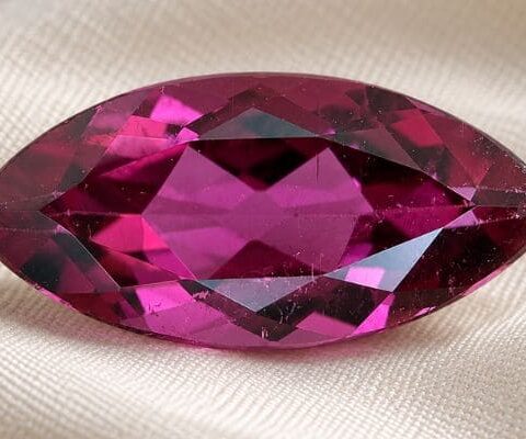 Marquise Pinkish-Red Rubellite