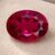 Oval Red Rubellite Tourmaline
