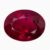 Natural red rubellite tourmaline gemstone