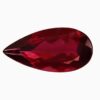 Natural deep red rubellite gemstone